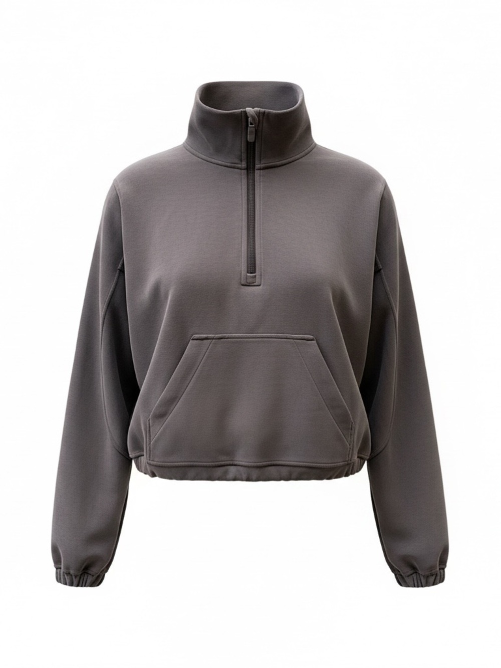 Lululemon Brushed Softstreme Half Zip Pullover - Espresso Size 4